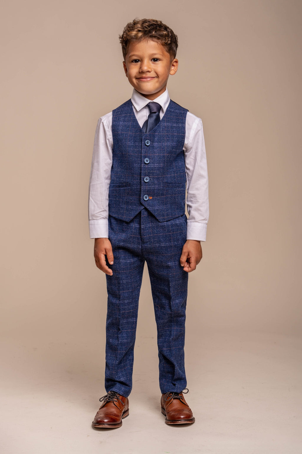 Slim Navy Suit for Boys – Navy Blue