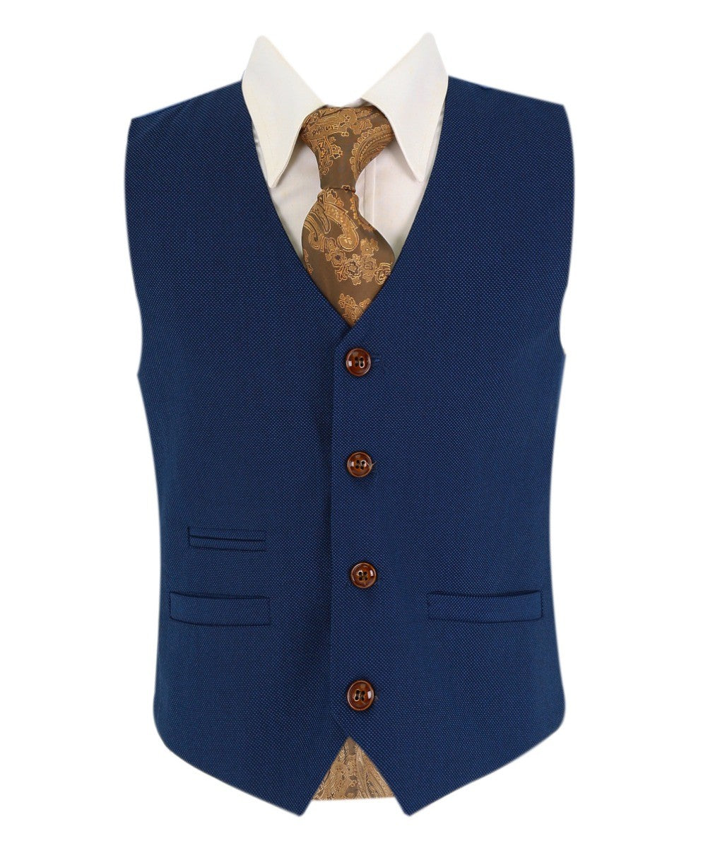 Tailored Blue Suit for Boys – Royal Blue