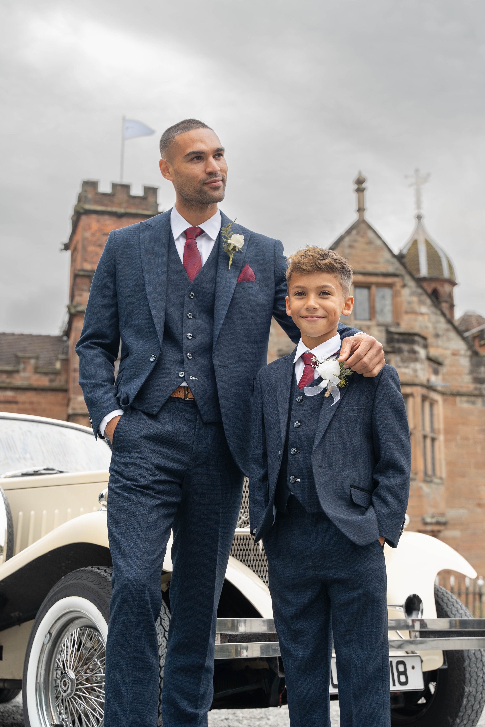 3-Piece Navy Suit for Men – Navy Blue