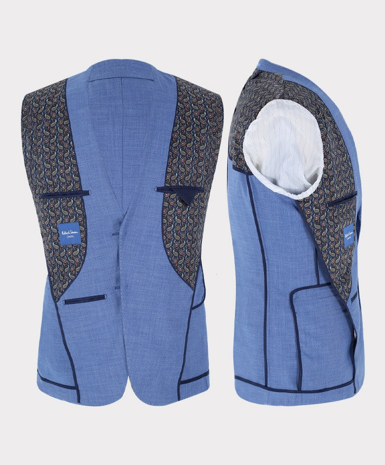 JAYDEN Men’s Tailored Fit Light Blue Suit