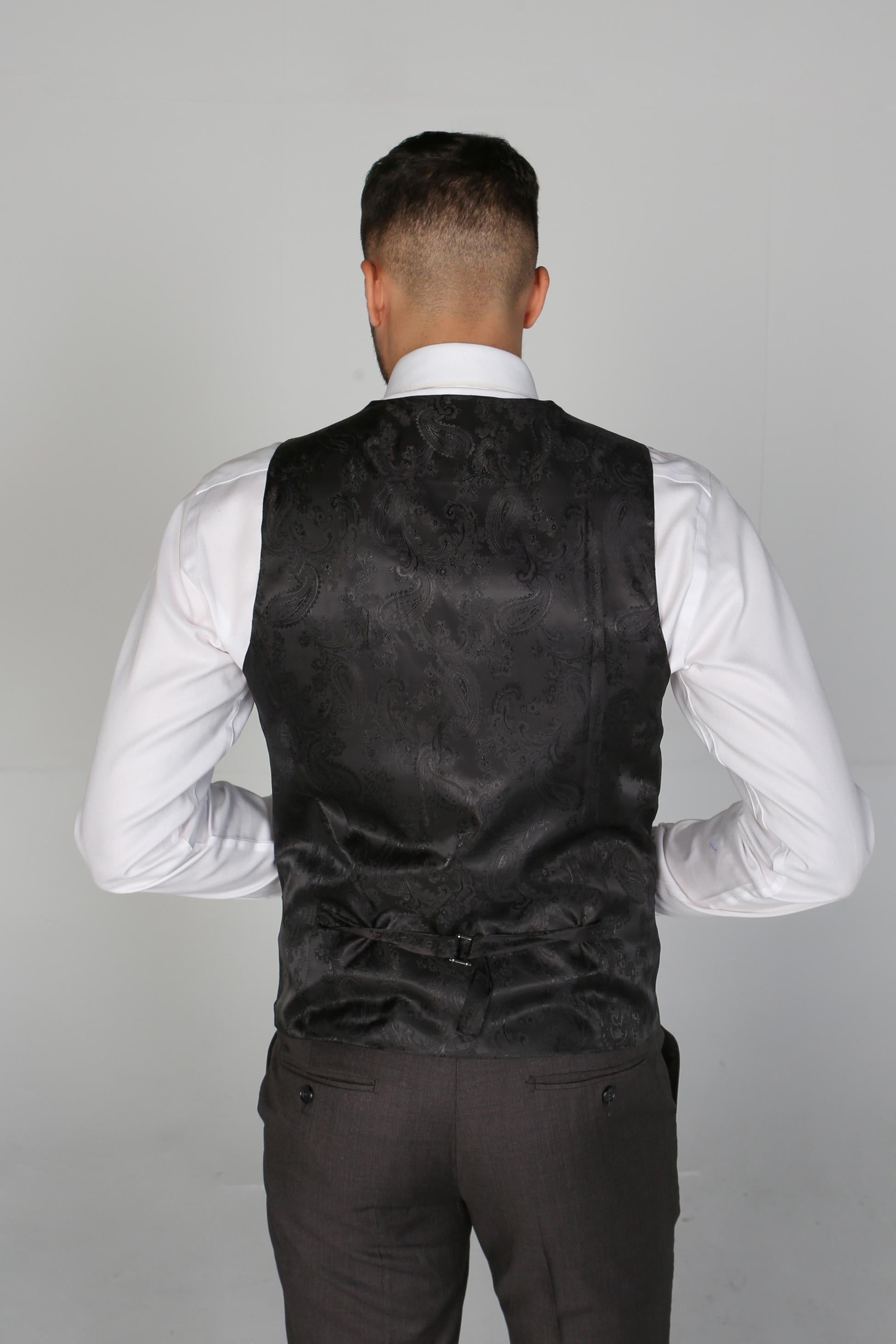 Tailored Grey Suit for Men – Charcoal Grey