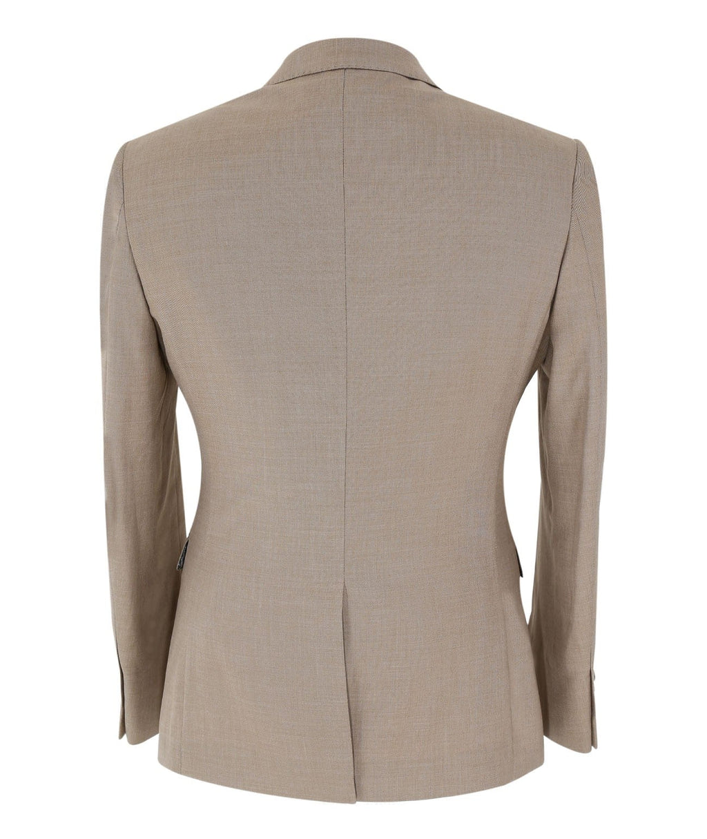 JAMES Men’s Tailored Fit Taupe Beige Suit - 3-Piece