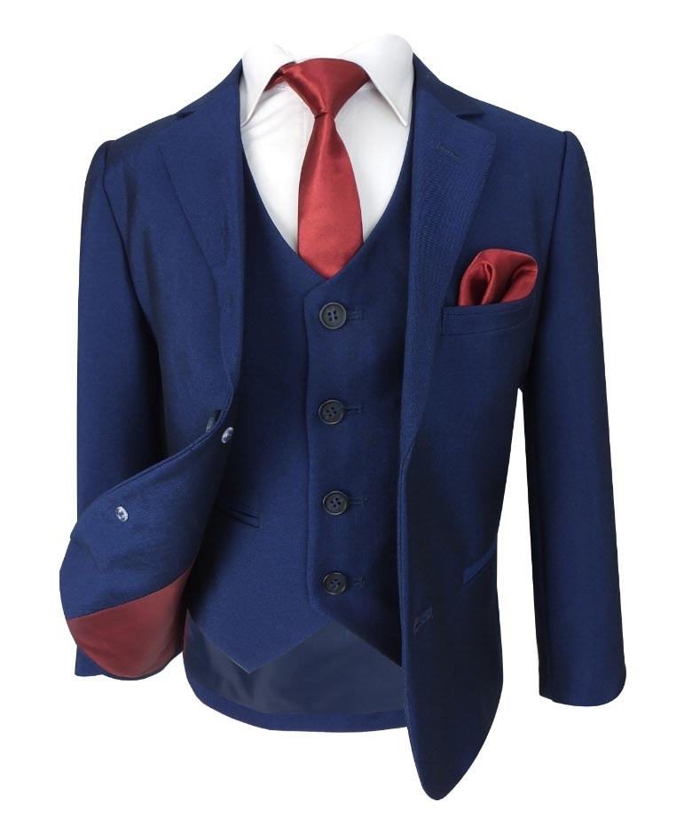 Slim Blue Suit for Boys – FORD