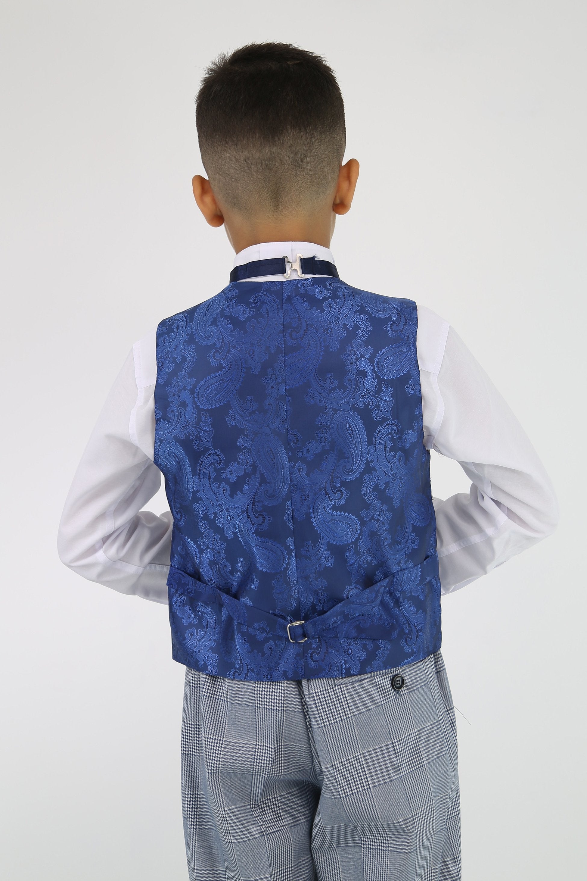 Tailored Blue Suit for Boys – Sky Blue