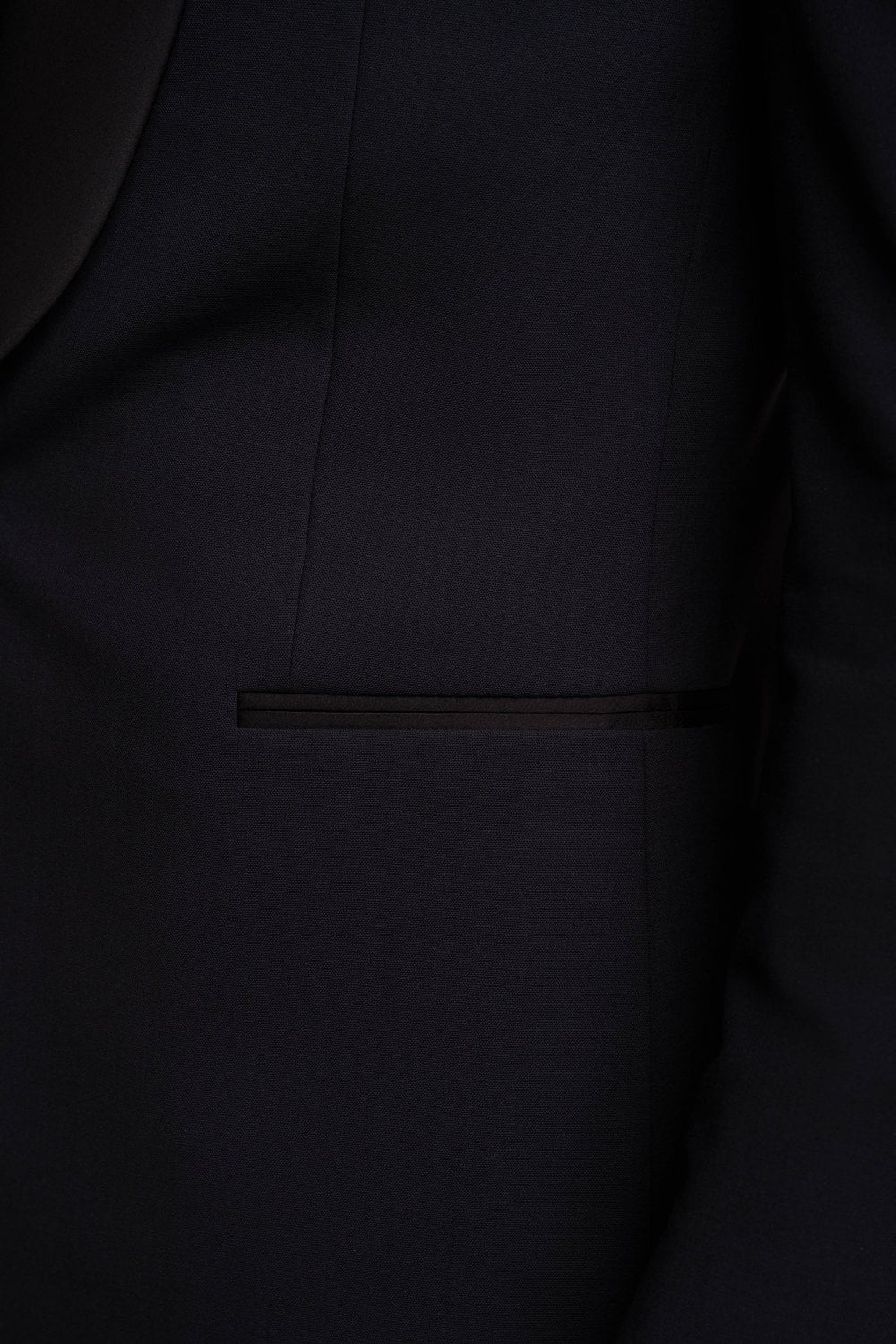 ASPEN Midnight Navy Men's Slim Fit Wool Blend Tuxedo Dinner Suit