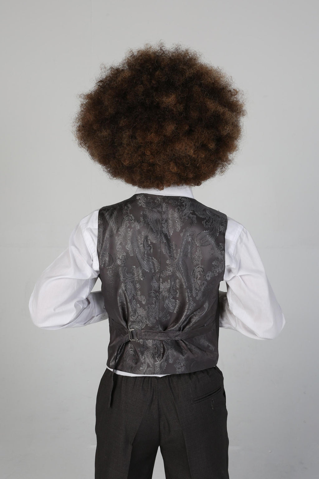 Tailored Grey Suit for Boys – Charcoal Grey