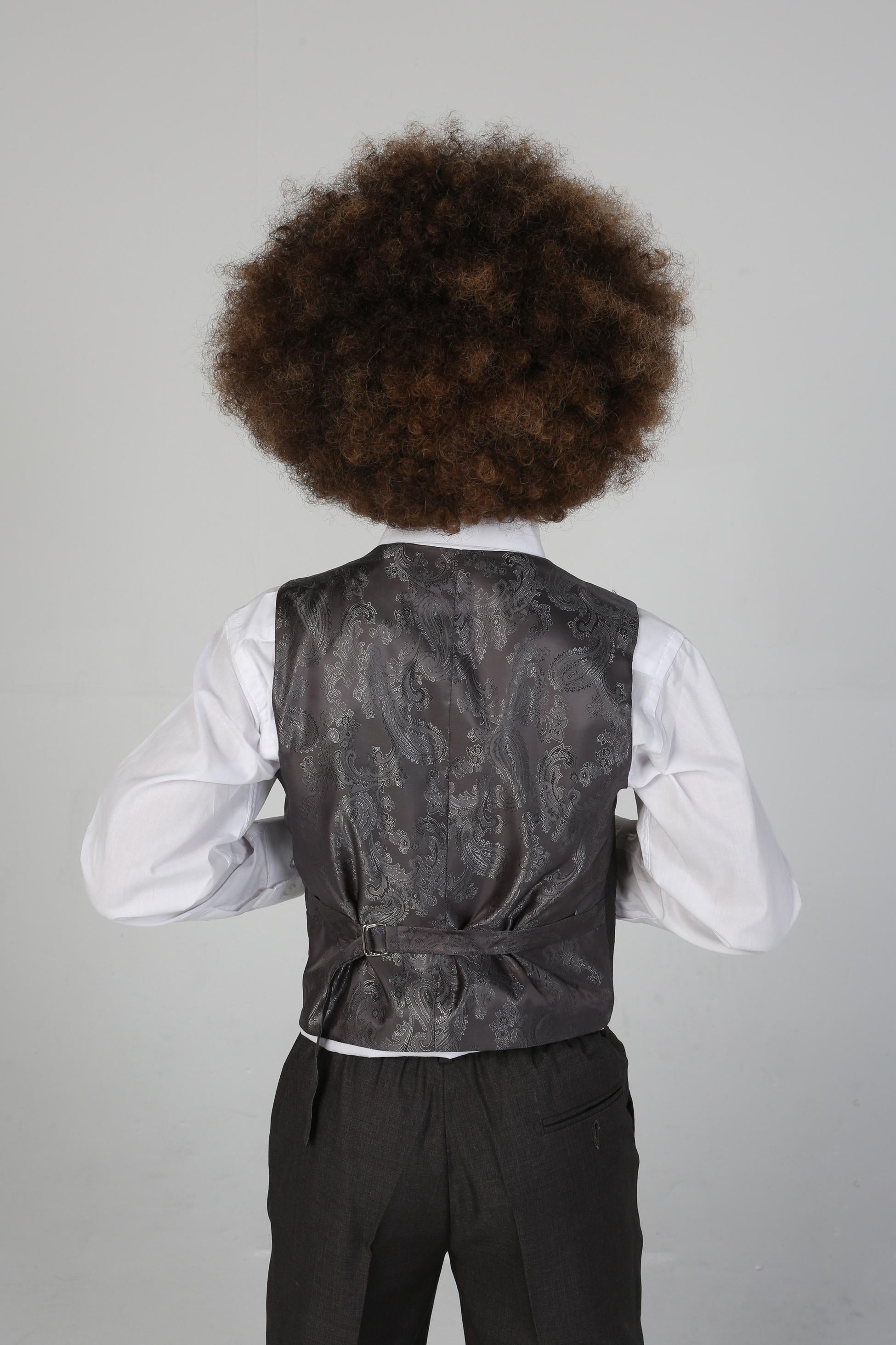 Tailored Grey Suit for Boys – Charcoal Grey