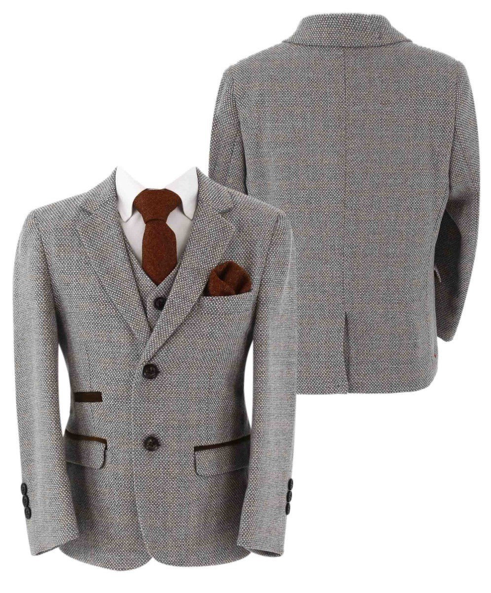 Tailored Cream Suit for Boys – Cream