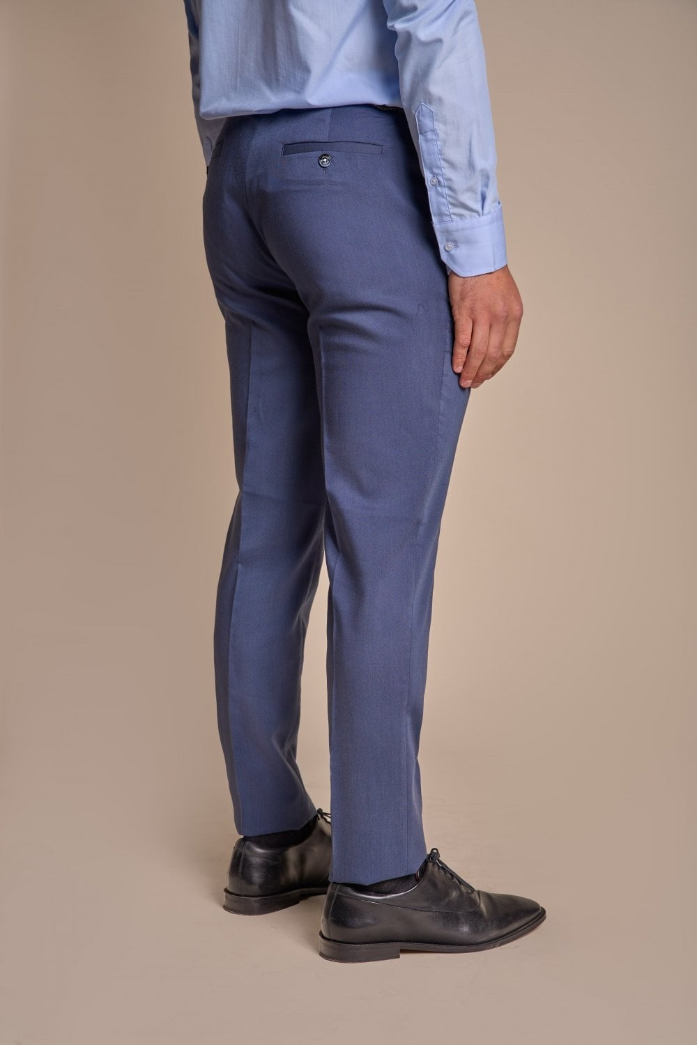 SPECTER Blue Men's Slim Fit Suit