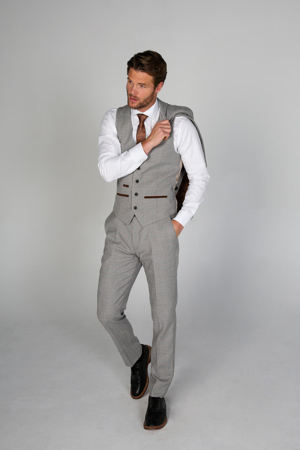 Tailored Cream Suit for Men – Cream