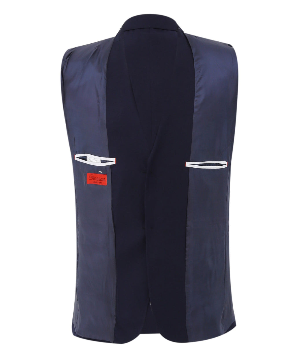 Gorgeous Navy Blue Men's Slim Fit Formal Suit Set