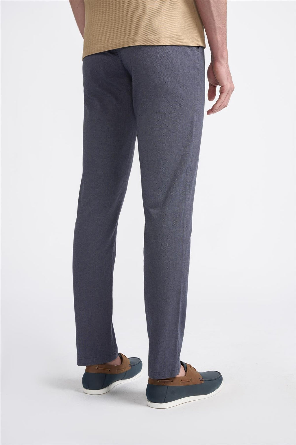Men's Twill Dakota Chino Trousers - Navy Blue