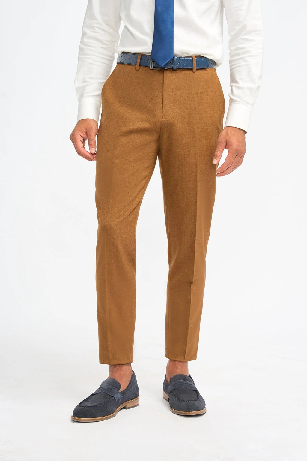 James Sierra Men's 3-Piece Wool Slim Fit Formal Suit