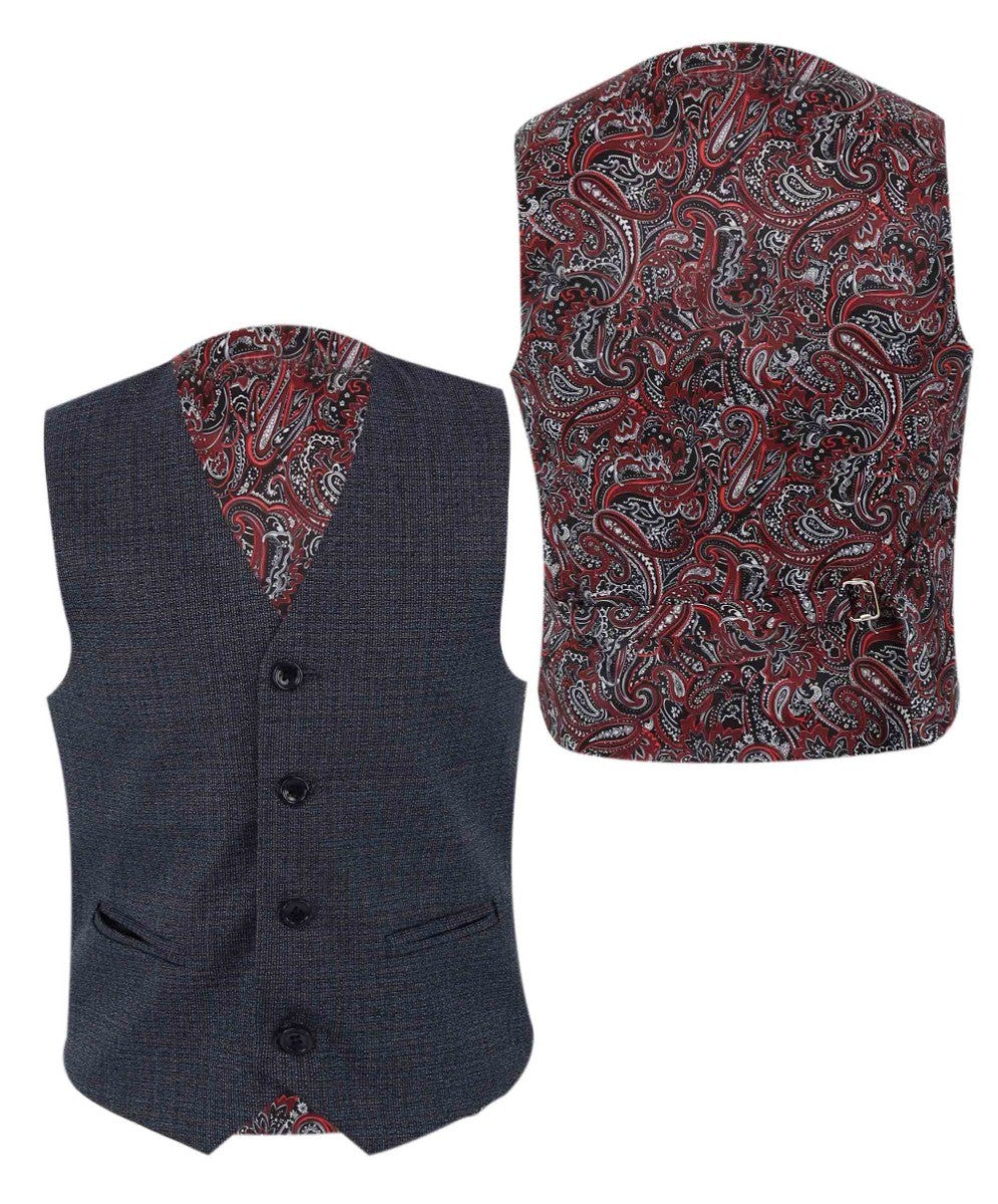 Tailored Navy Suit for Boys – Navy Blue