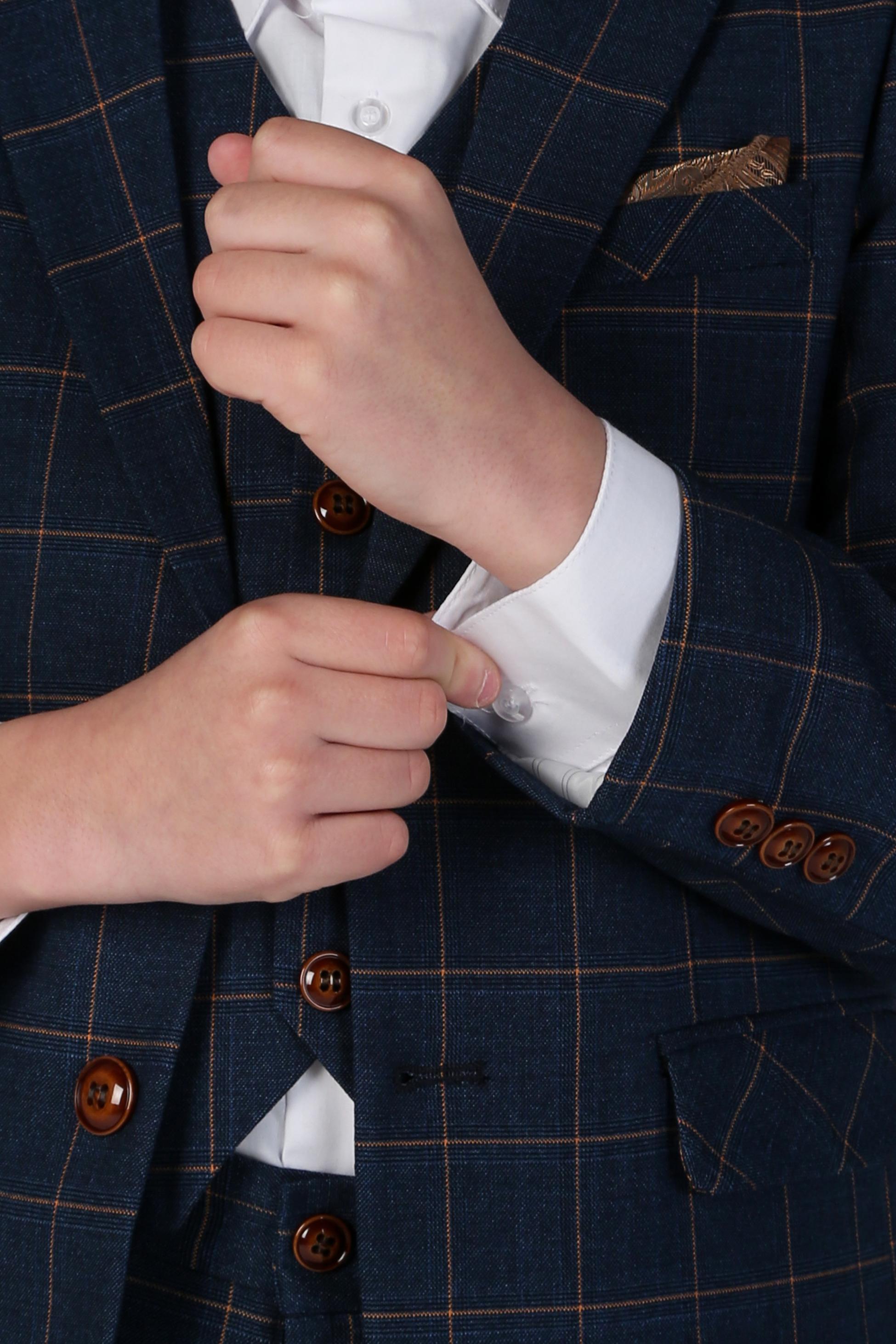Tailored Blue Suit for Boys – Cornflower Blue