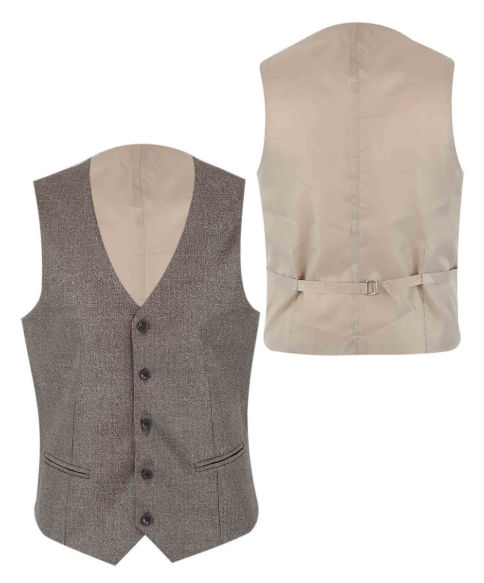 Tailored Beige Suit for Men – Dark Beige