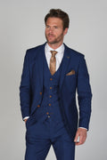 men’s slim fit 3-piece classic formal wedding suit