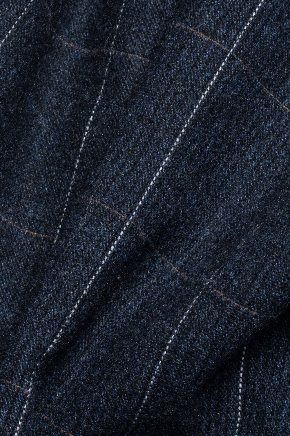 Men's Angels Premium Wool Navy Windowpane Check Suit