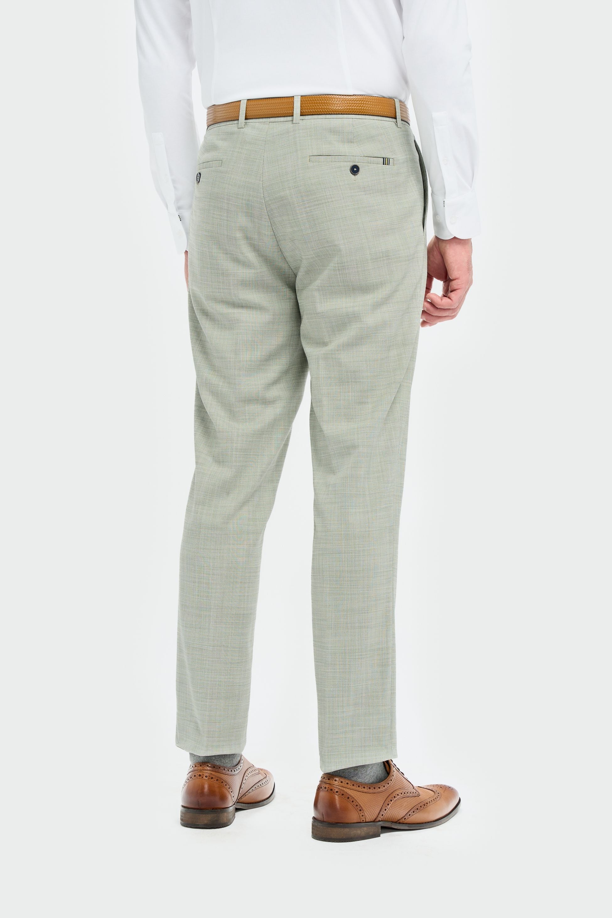 3-Piece Green Suit for Men – Sage Green