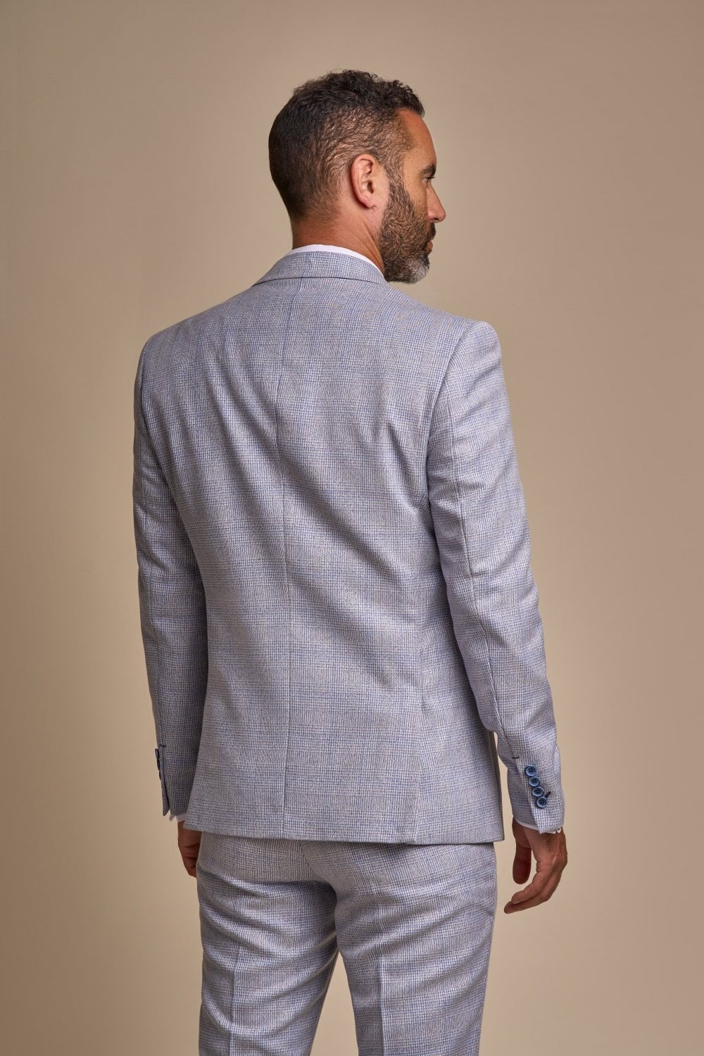 3-Piece Blue Suit for Men – Sky Blue