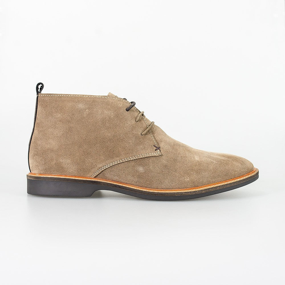 Mens Sand Beige Suede Chukka Boots SAHARA