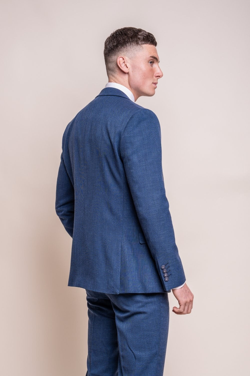 Mens Blue Slim Fit Suit Jacket MIAMI