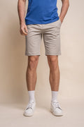 Men's Cotton Casual Chino Shorts - DAKOTA - Slate