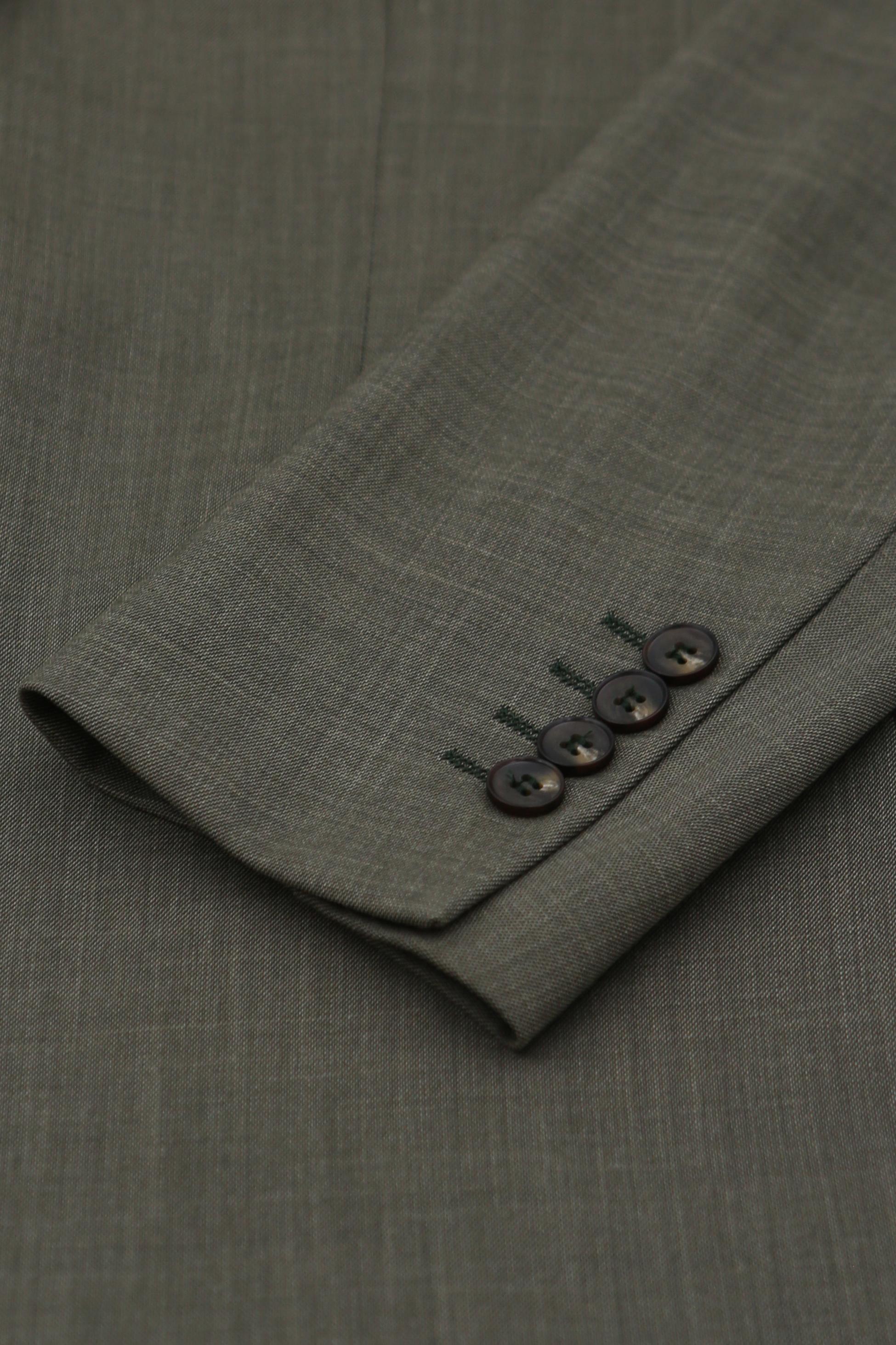 Mens Sage Green Tailored Fit Suit Jacket KURT