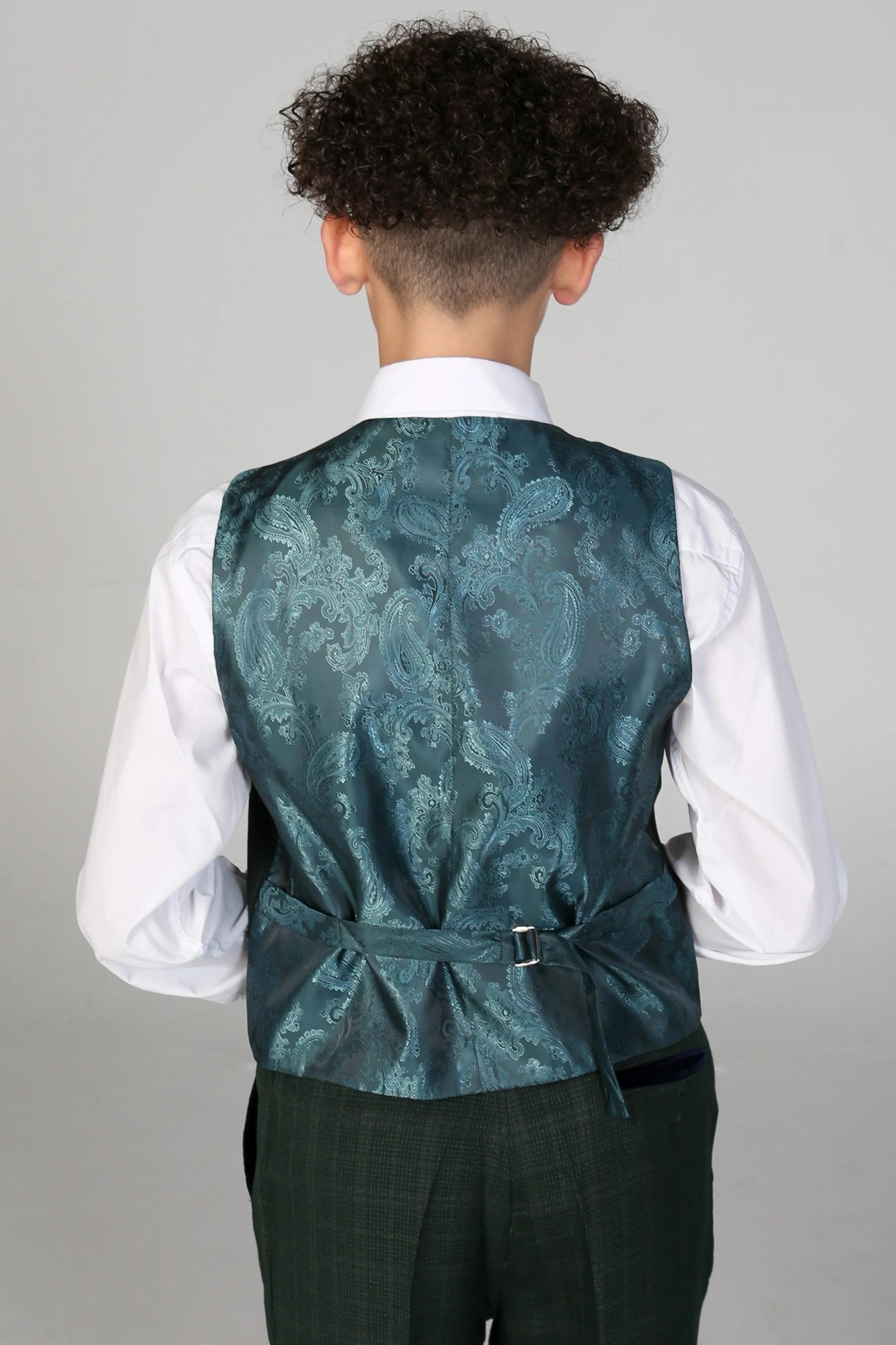 Tailored Green Suit for Boys – Green