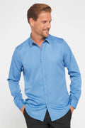 Men’s slim fit long sleeve dress shirt business wear