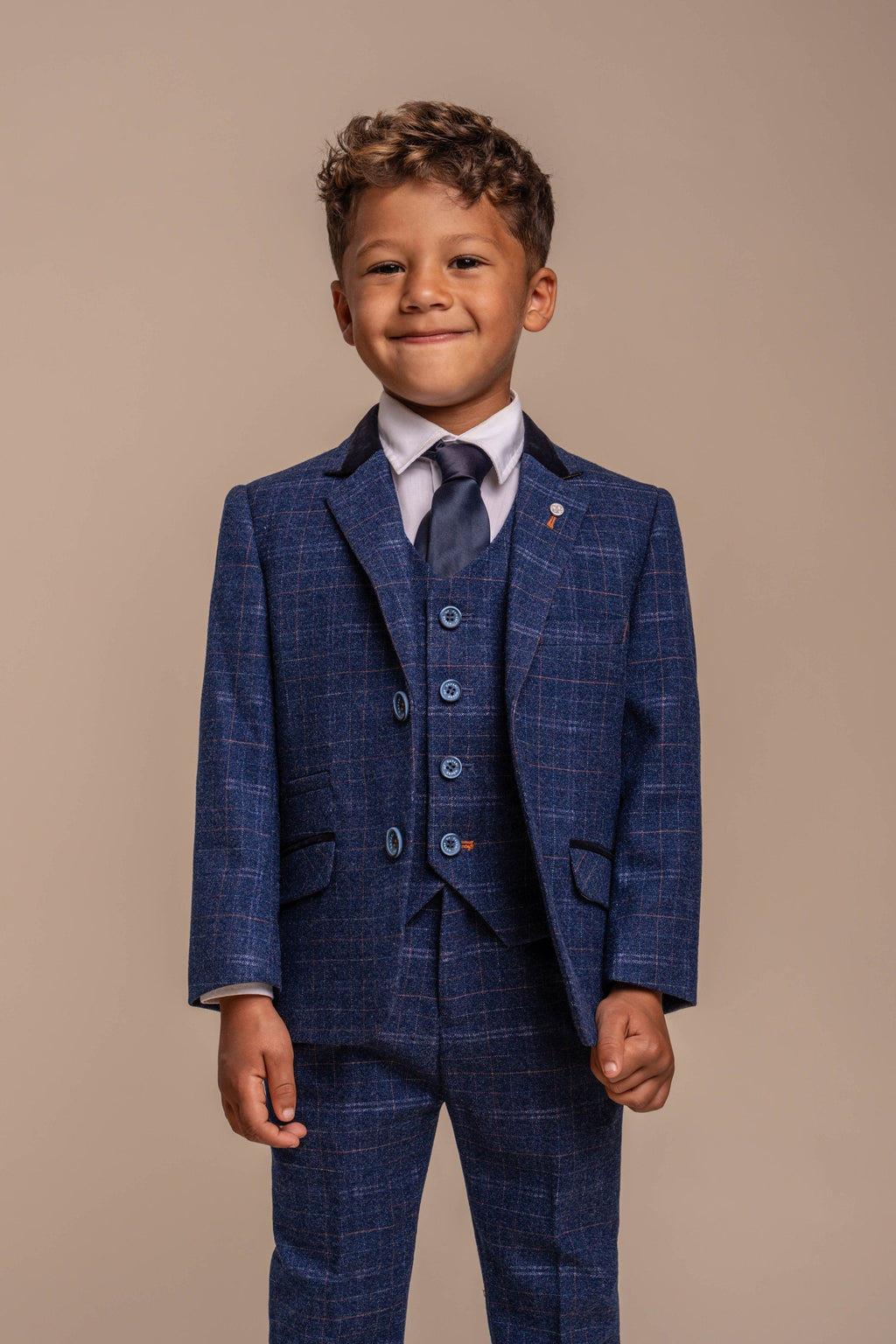 Slim Navy Suit for Boys – Navy Blue