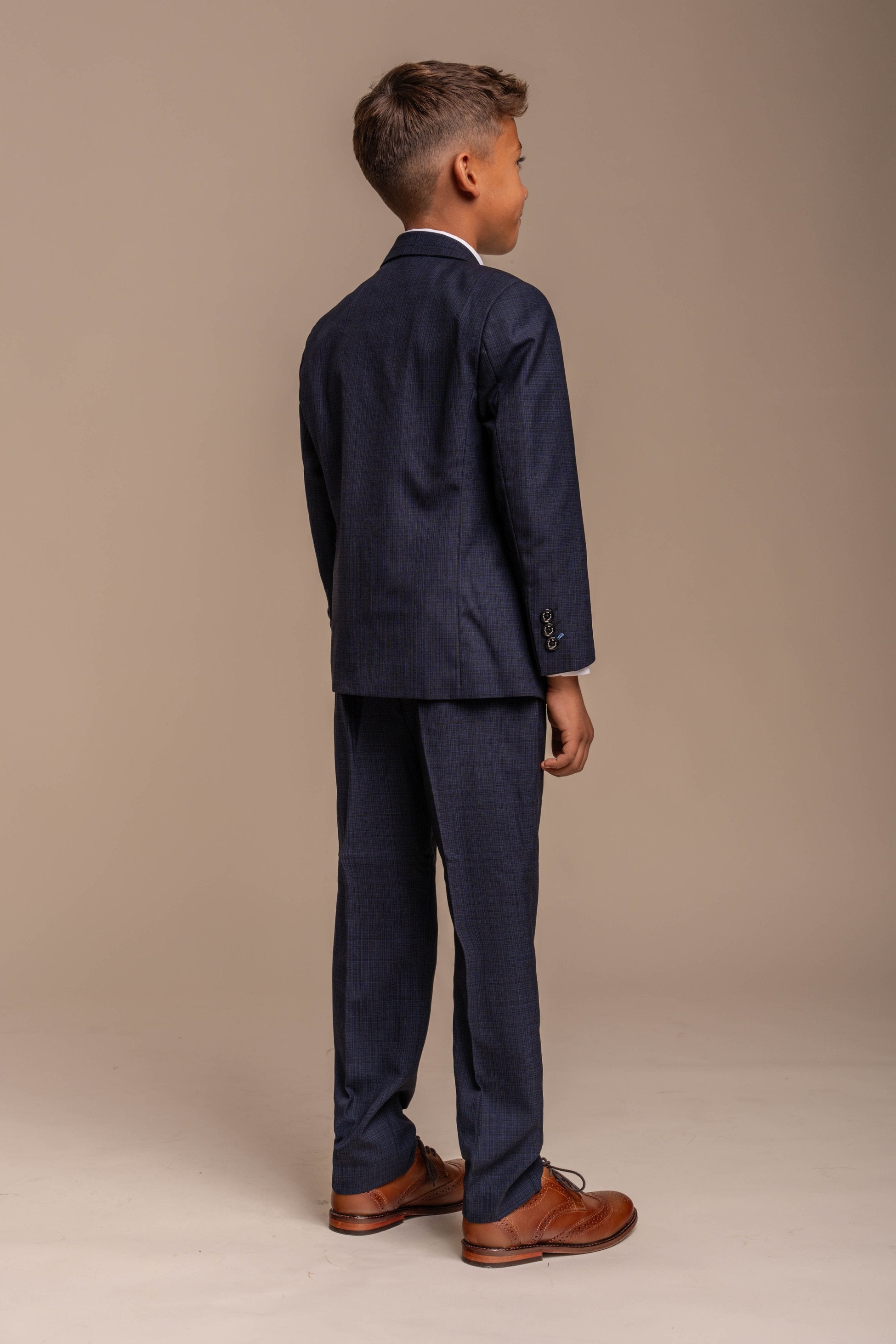 Slim Navy Suit for Boys – Navy Blue
