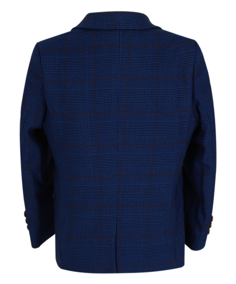 Tailored Navy Suit for Boys – Royal Blue