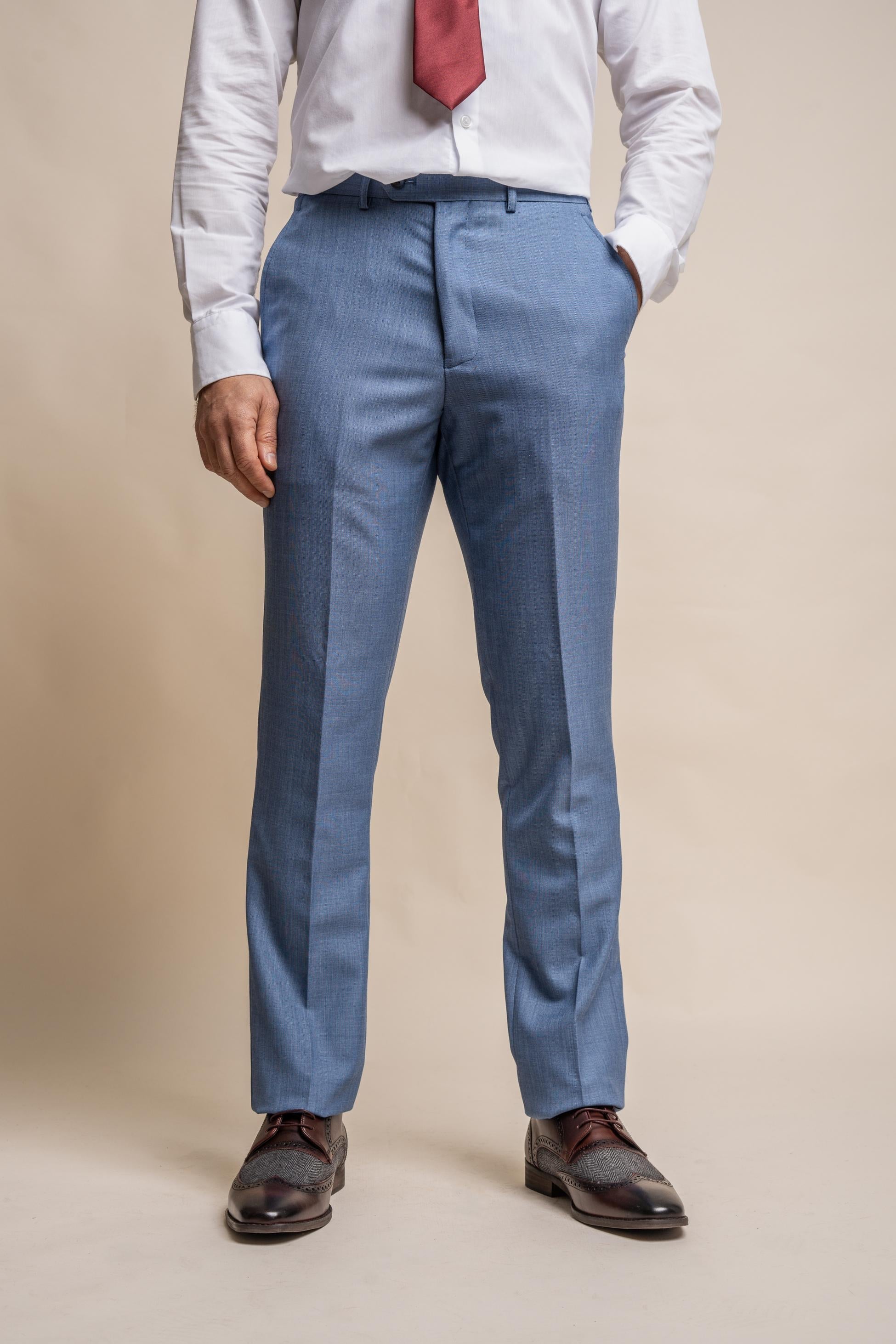 BLUE JAY Jay Blue Men's Slim Fit Suit