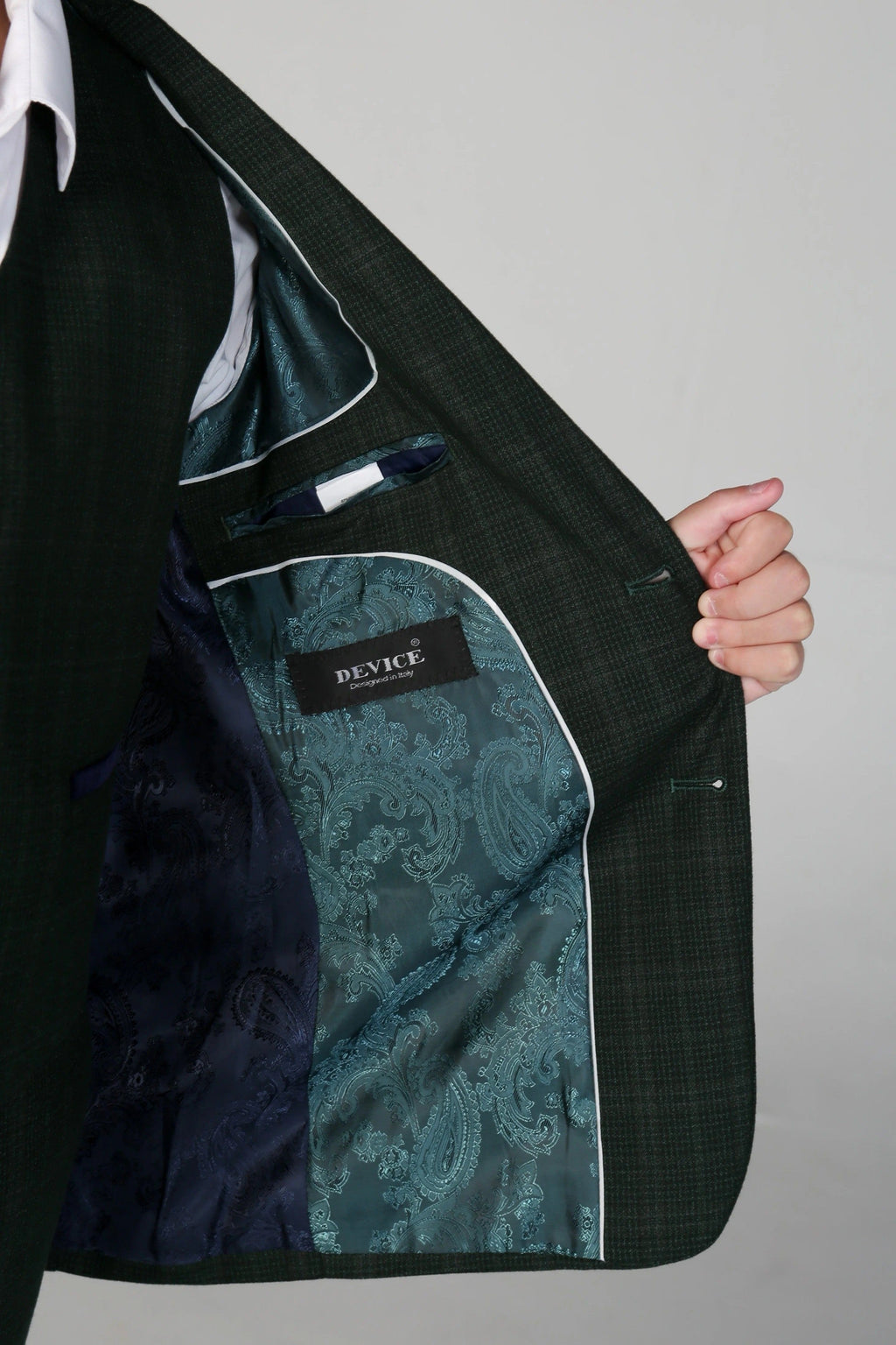 Tailored Green Suit for Boys – Green