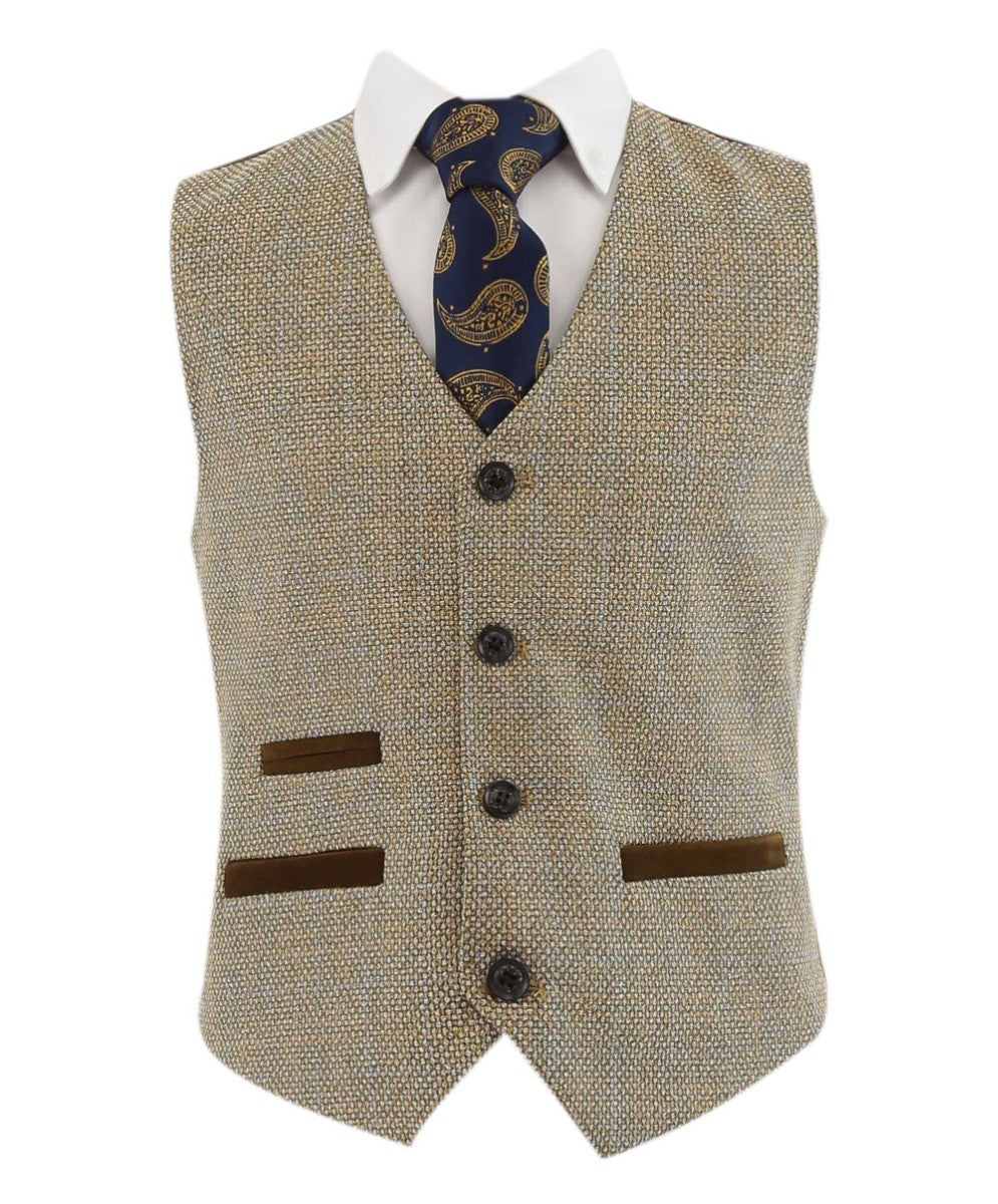 Tailored Beige Suit for Boys – Beige