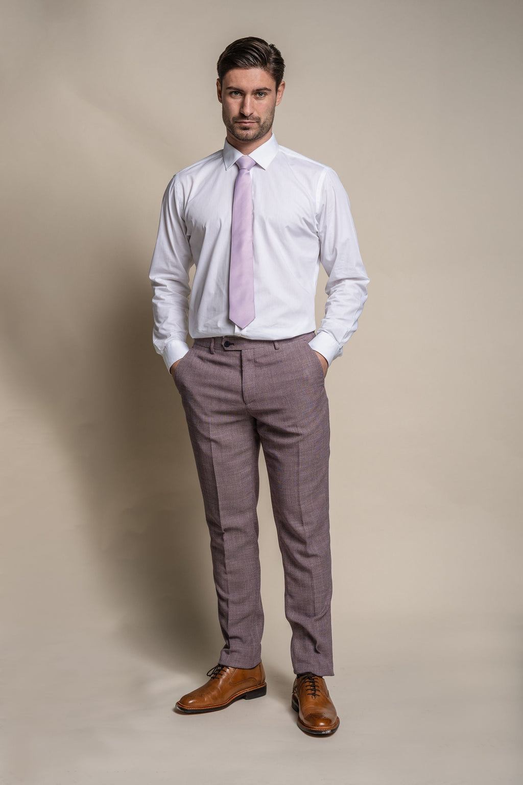 Men’s Slim Fit Lilac Formal Suit – MIAMI Edition