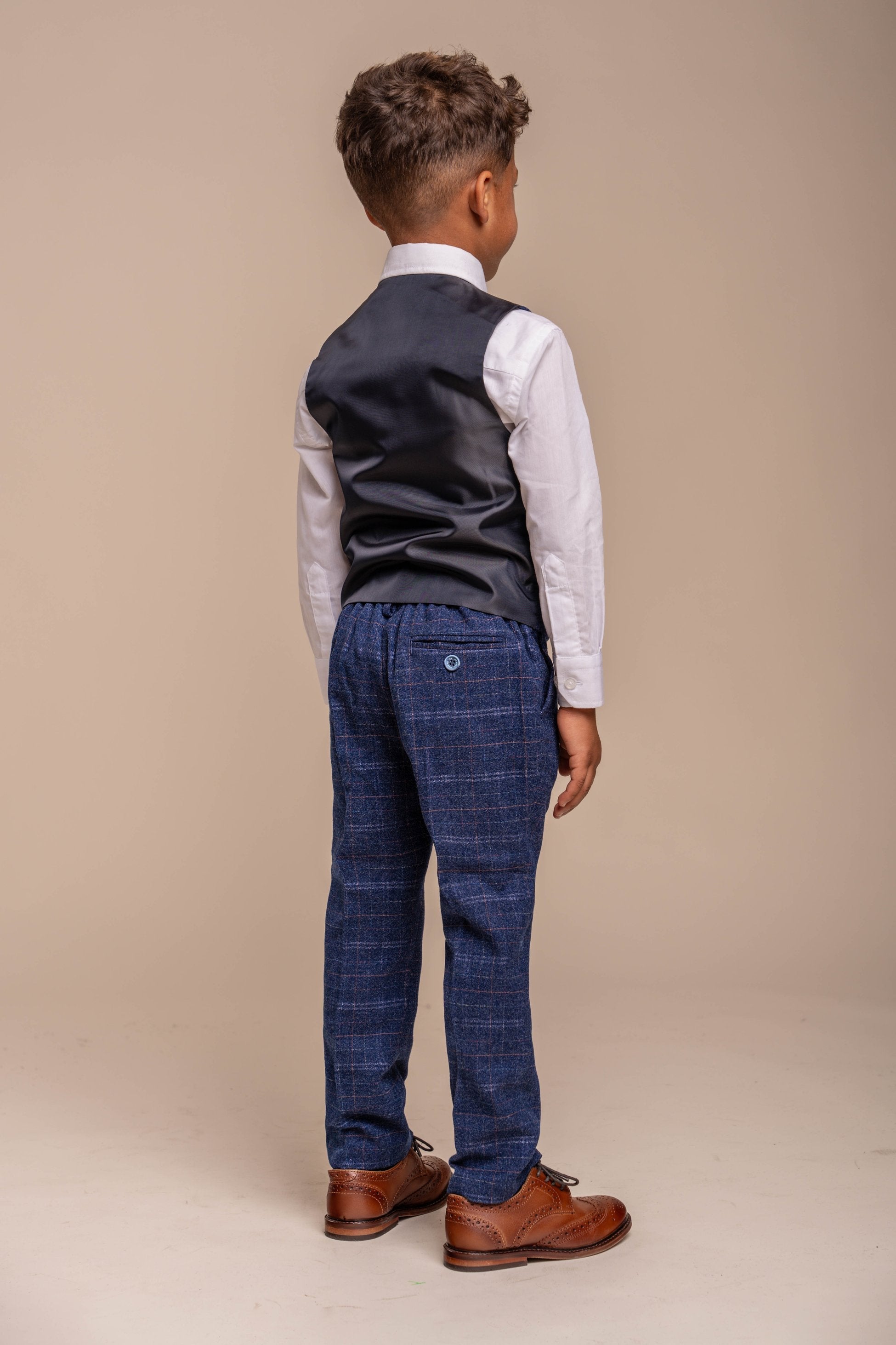 Slim Navy Suit for Boys – Navy Blue