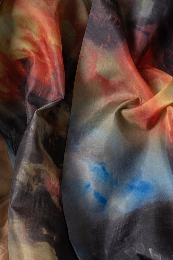 Mens Navy Blue Slim Fit Herringbone Tweed Suit CARNEGI