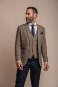 Men's Gaston Blazer with Navy Blue Chino Trousers Combination