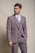 Men’s Slim Fit Lilac Formal Suit – MIAMI Edition