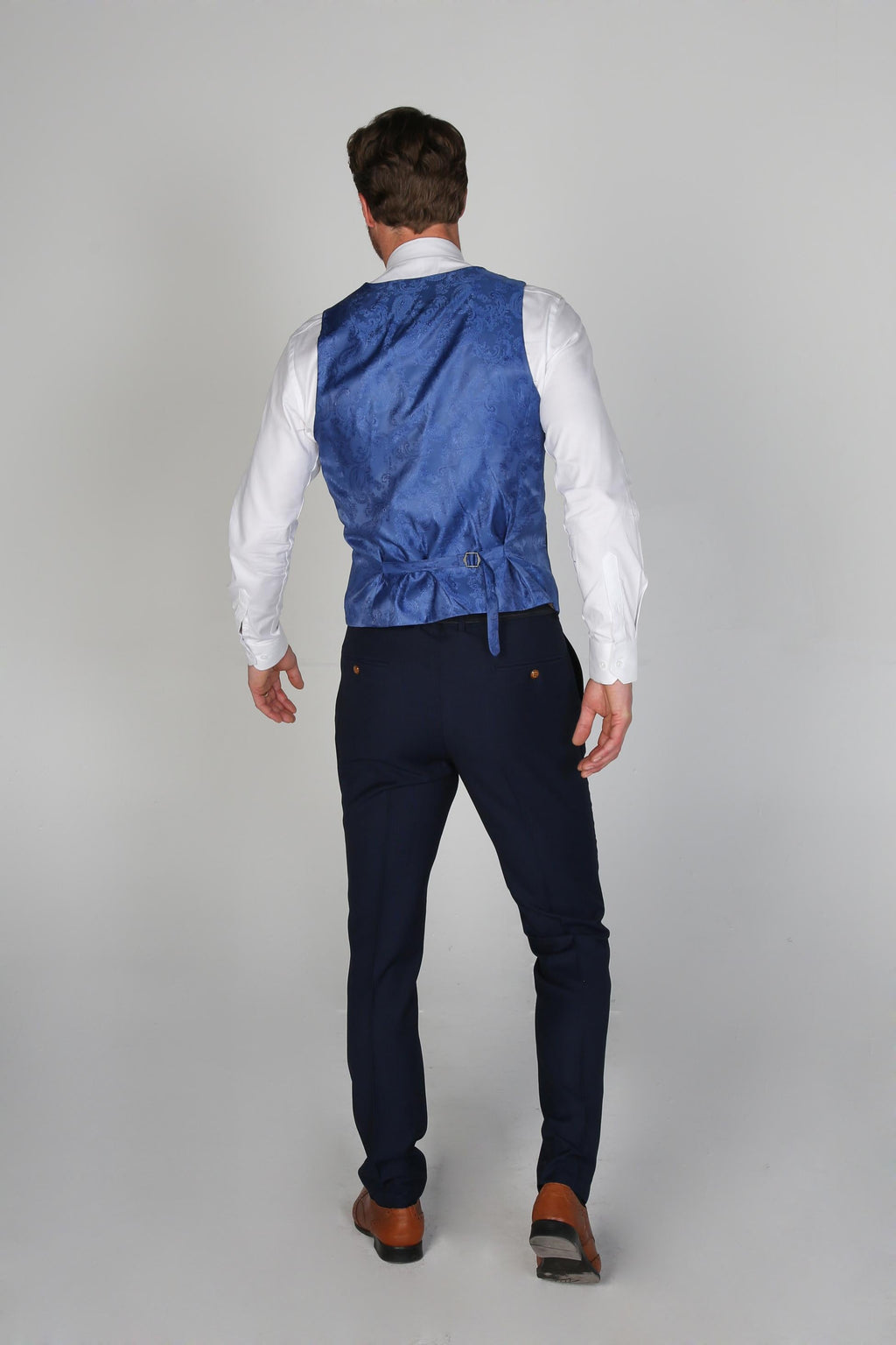 Tailored Navy Suit for Men – Navy Blue
