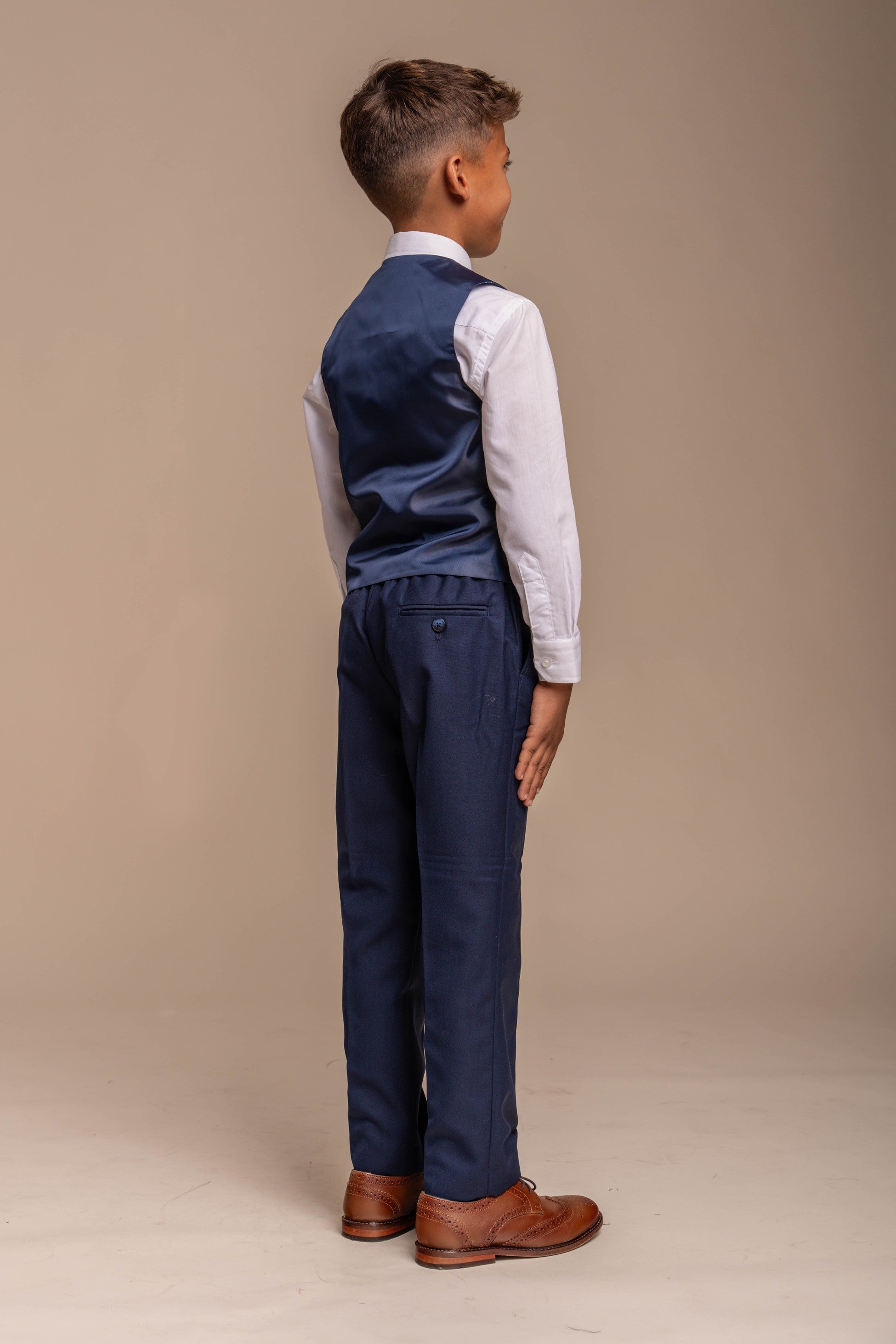 Slim Navy Suit for Boys – Navy Blue