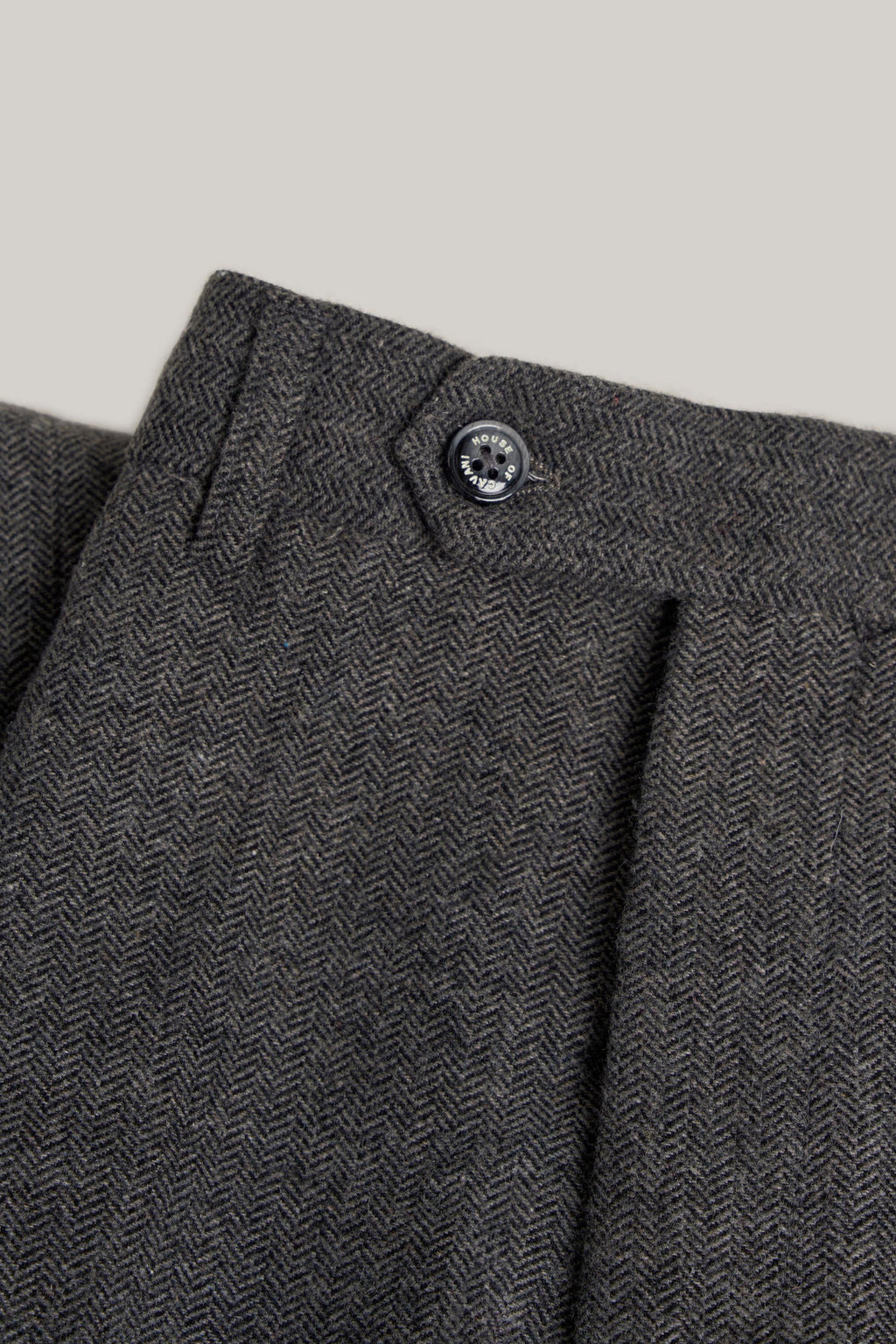 COSMO Grey Men's Herringbone Tweed Suit