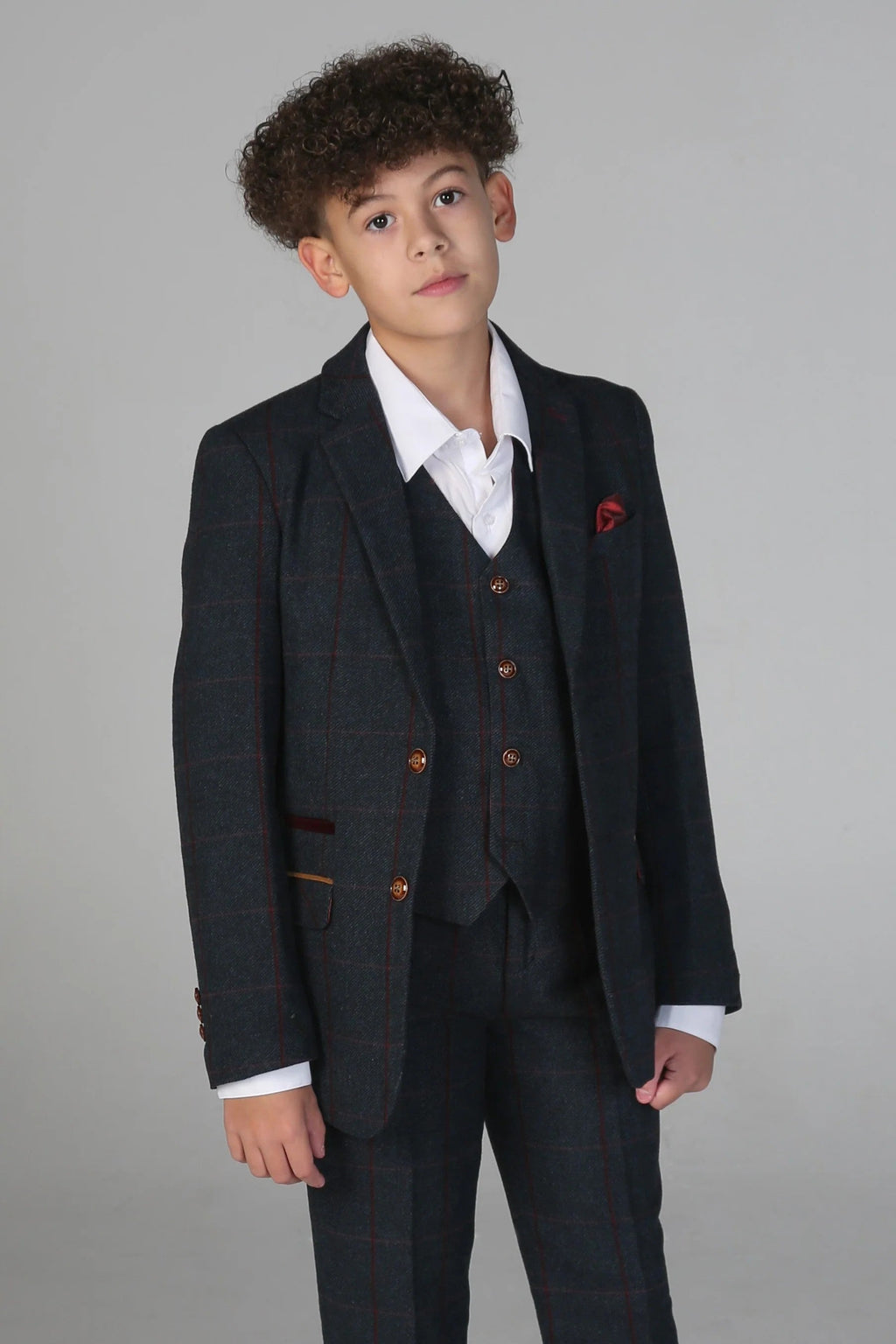 3-Piece Navy Suit for Boys – Navy