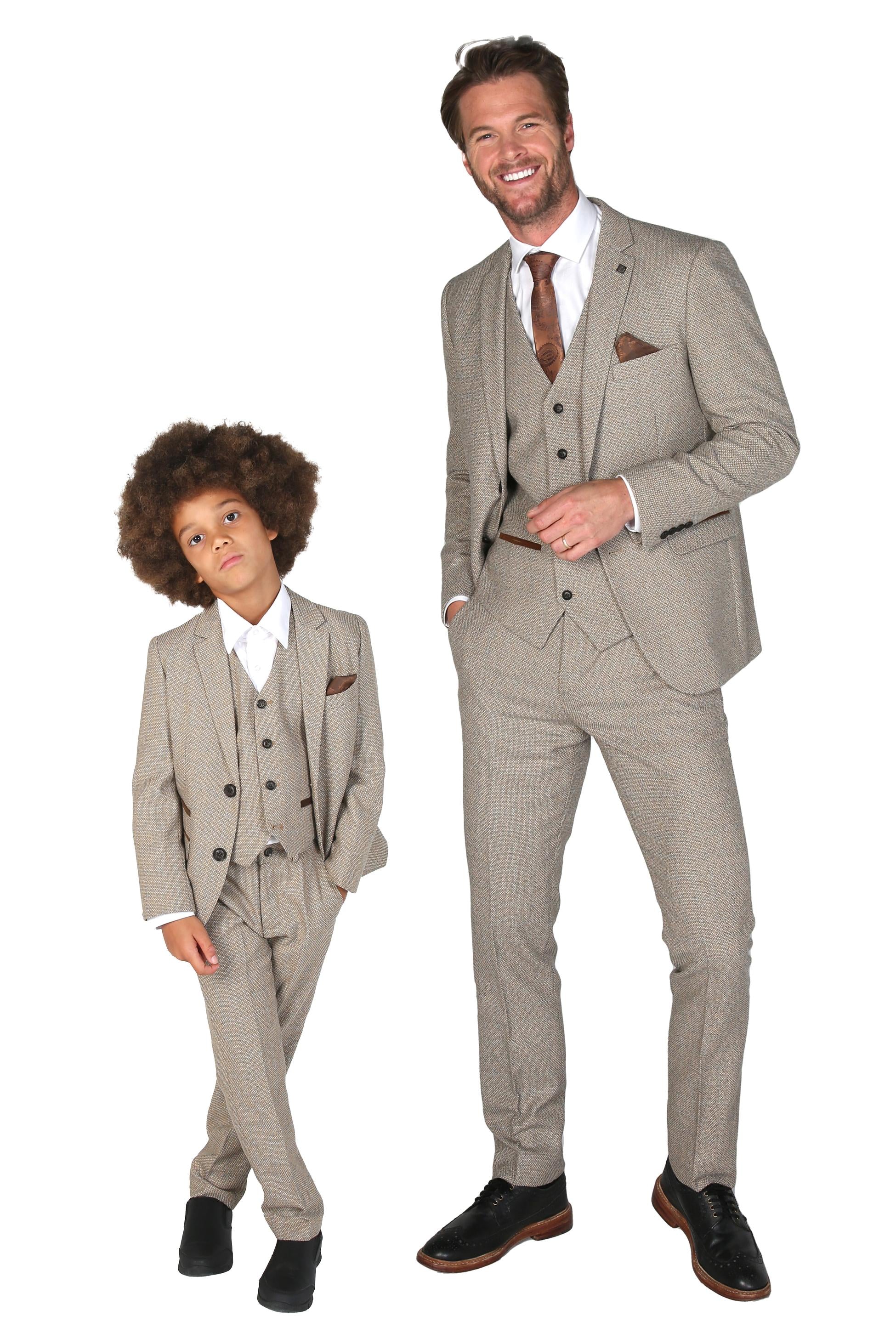 Tailored Beige Suit for Boys – Beige