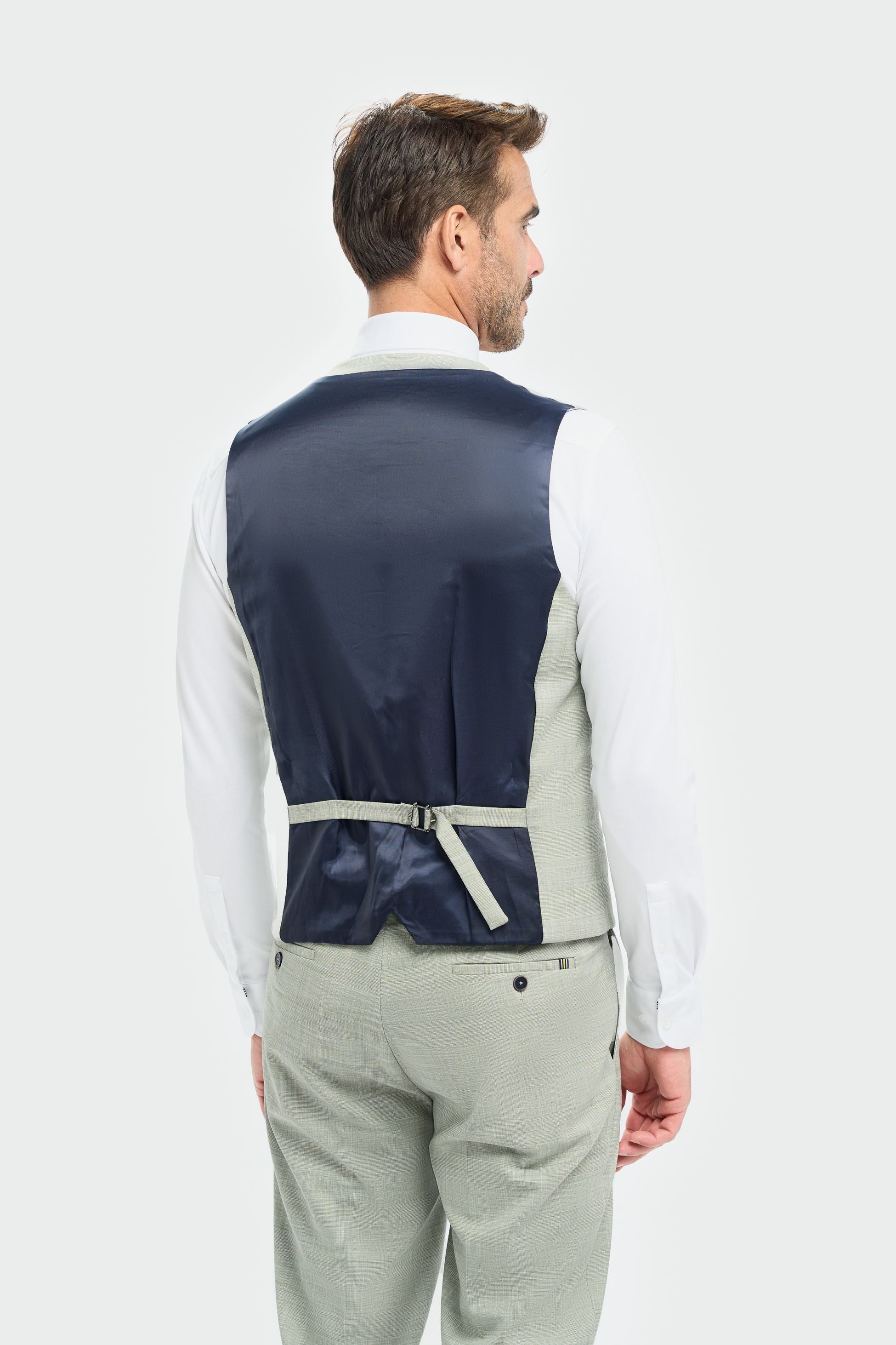 3-Piece Green Suit for Men – Sage Green