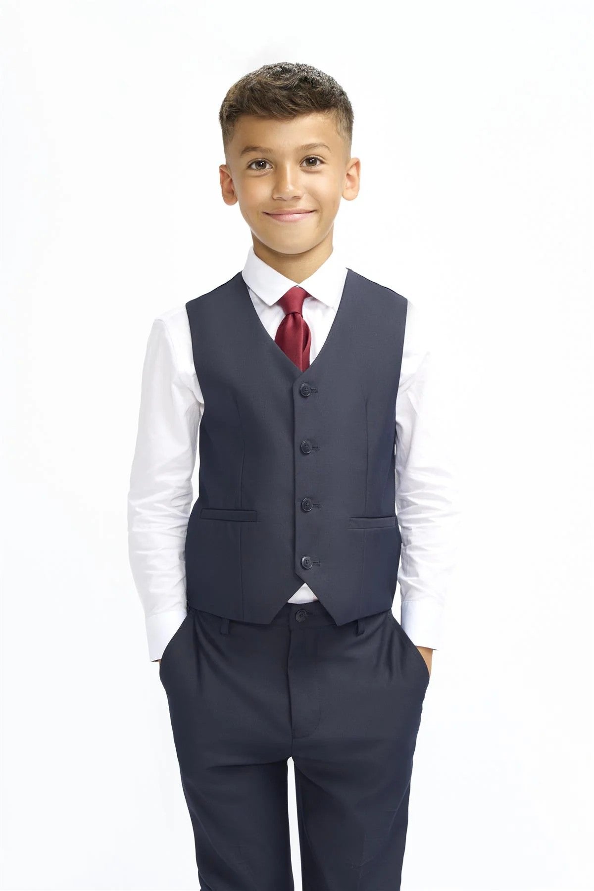 Slim Navy Suit for Boys – Navy Blue