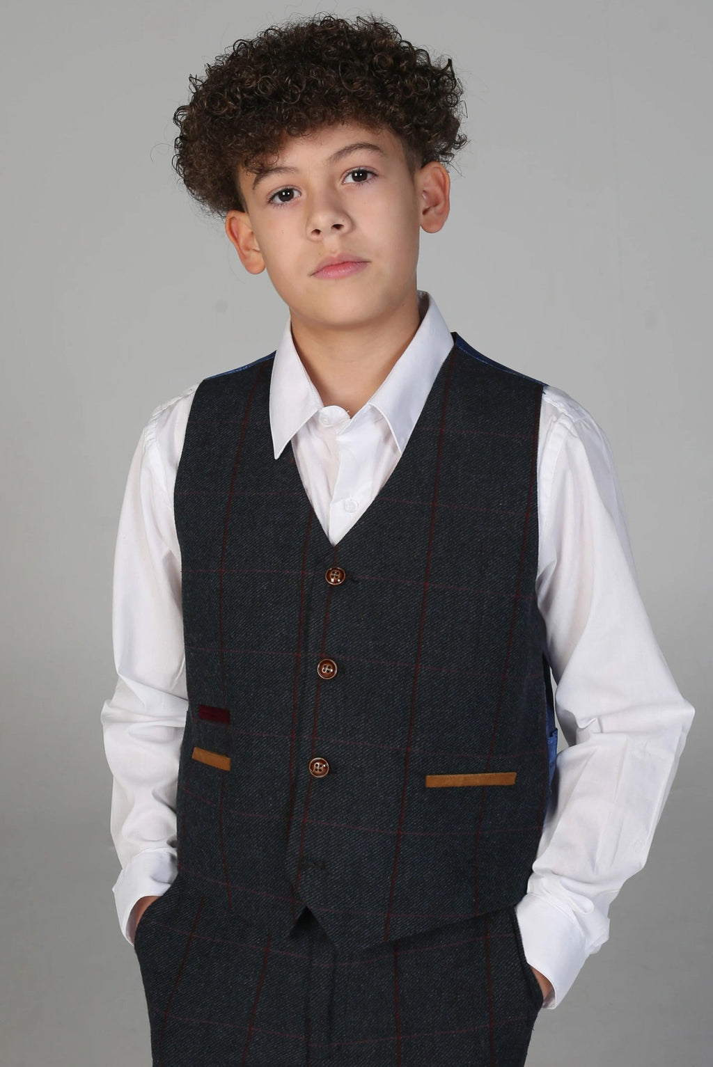 3-Piece Navy Suit for Boys – Navy