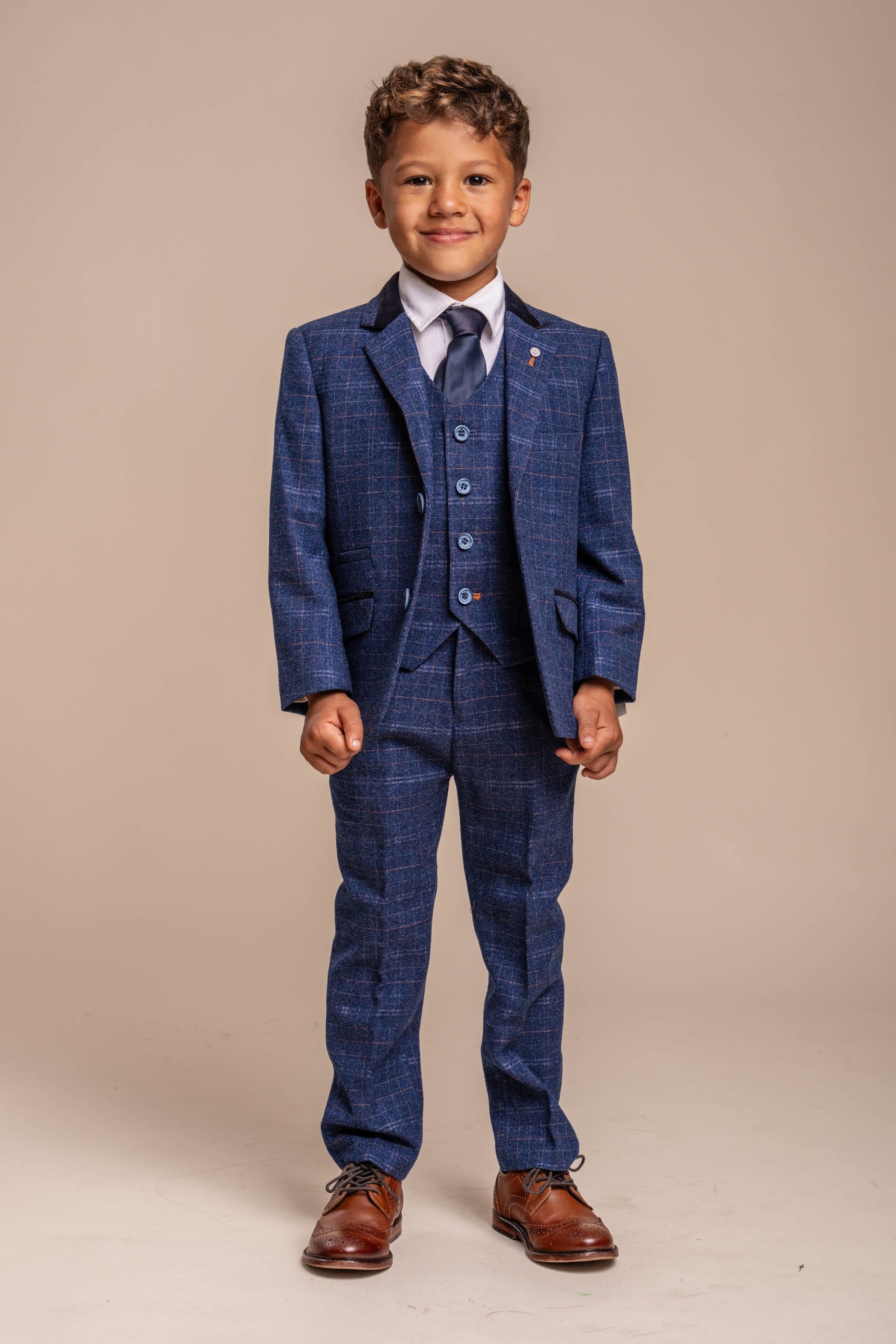 Slim Navy Suit for Boys – Navy Blue